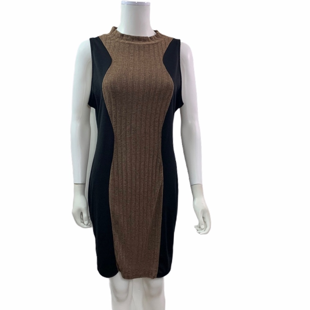 TOTO Collection Colorblock Body-cone Dress